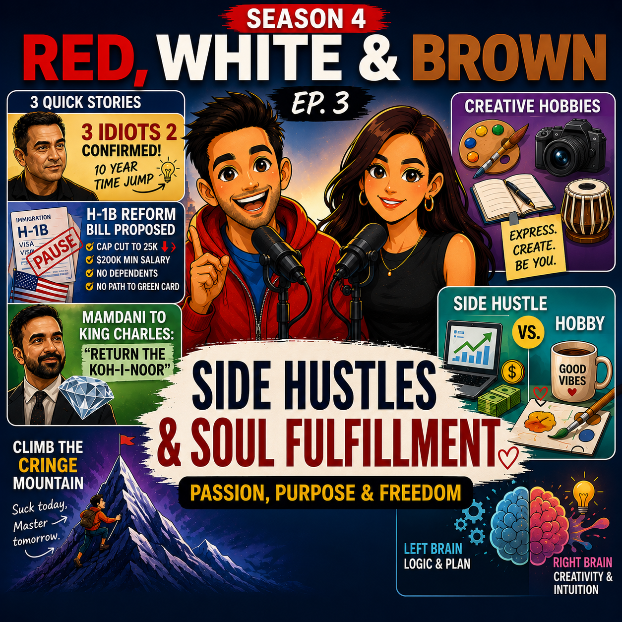 The “Side Hustle” Trap Nobody Talks About (AND 3 Idiots 2 is Coming Out?, H-1Bs May Not Be Able to Get Green Cards?)