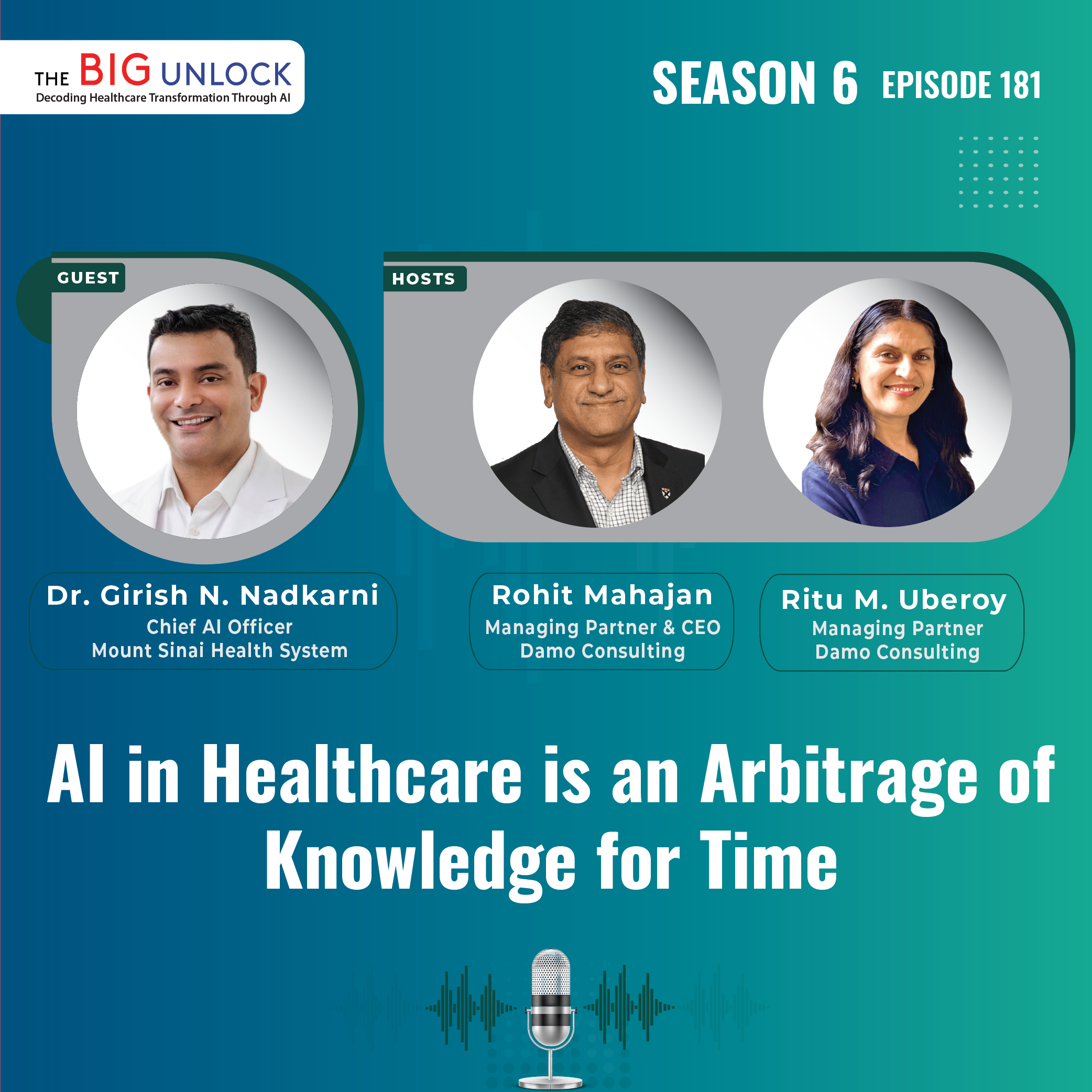 AI in Healthcare is an Arbitrage of Knowledge for Time