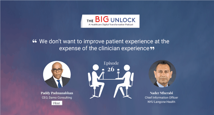 Nader Mherabi: We don't want to improve patient experience at the expense of the clinician experience