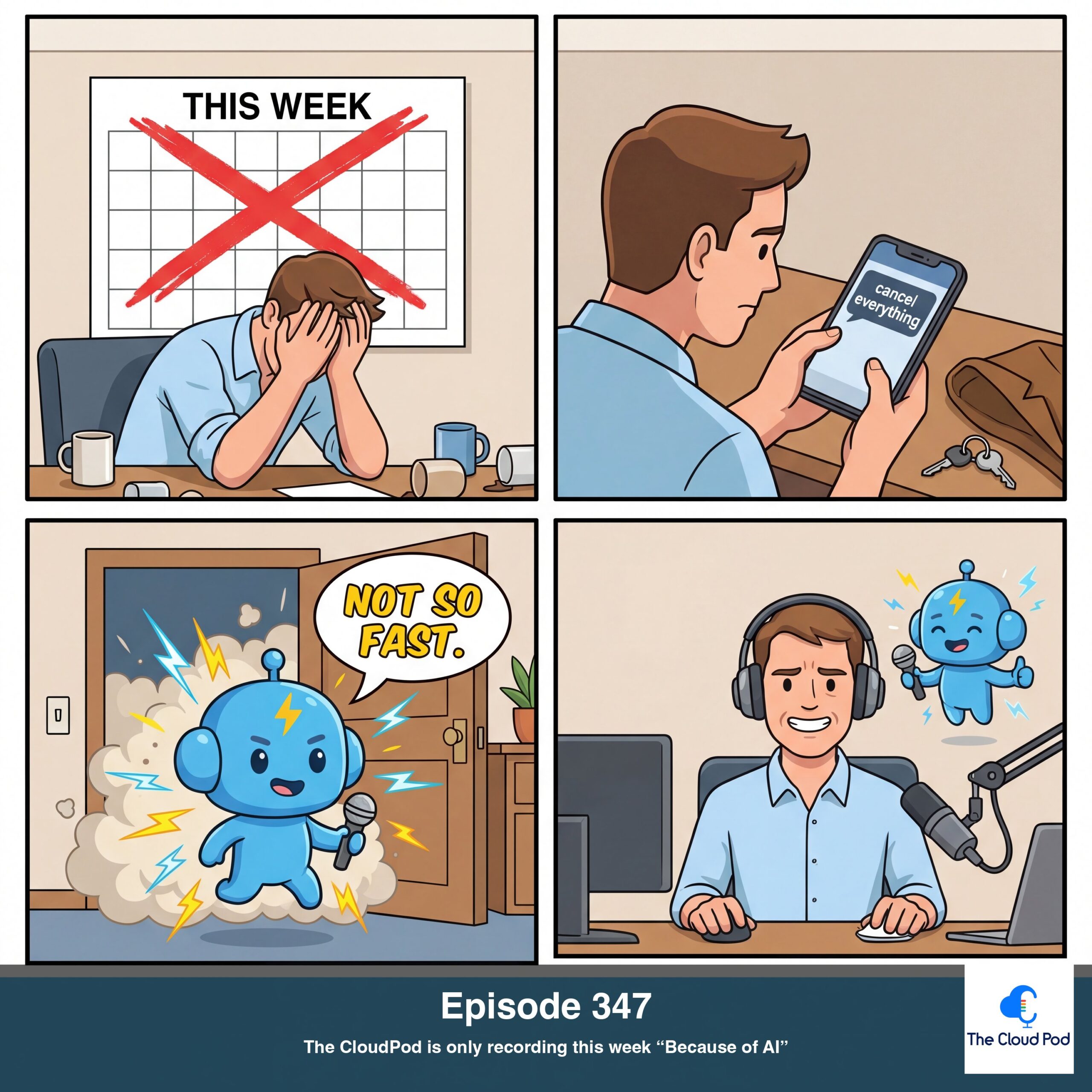 347: The CloudPod is Only Recording this Week “Because of AI”