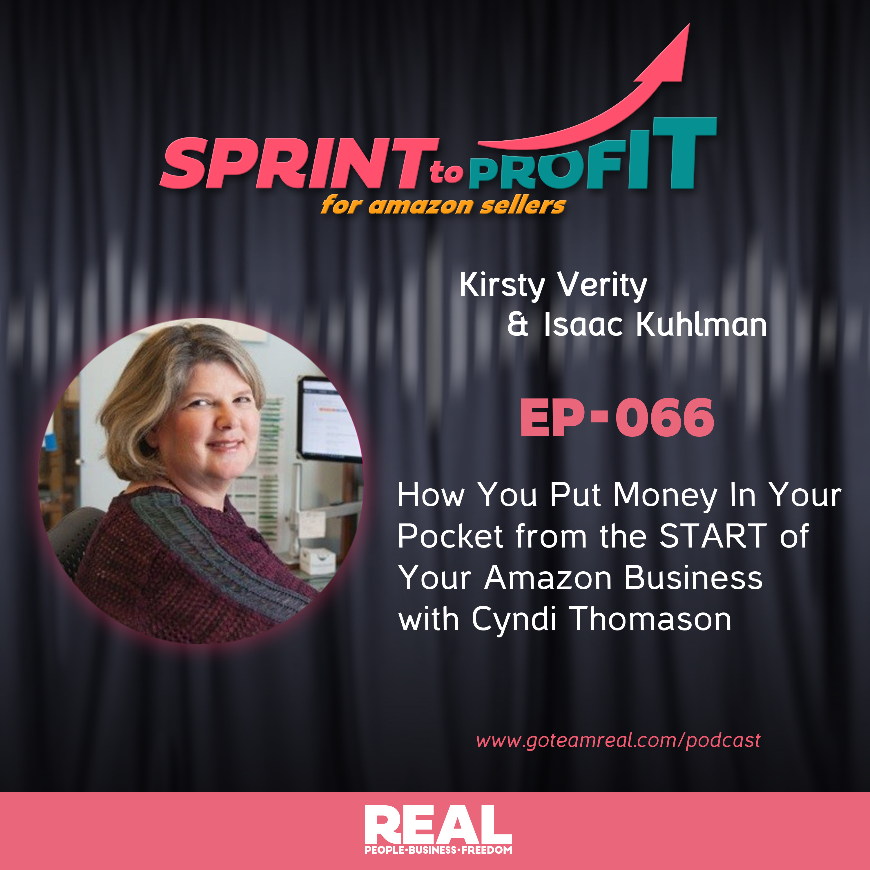 Ep.66 How You Put Money In Your Pocket from the START of Your Amazon Business with Cyndi Thomason