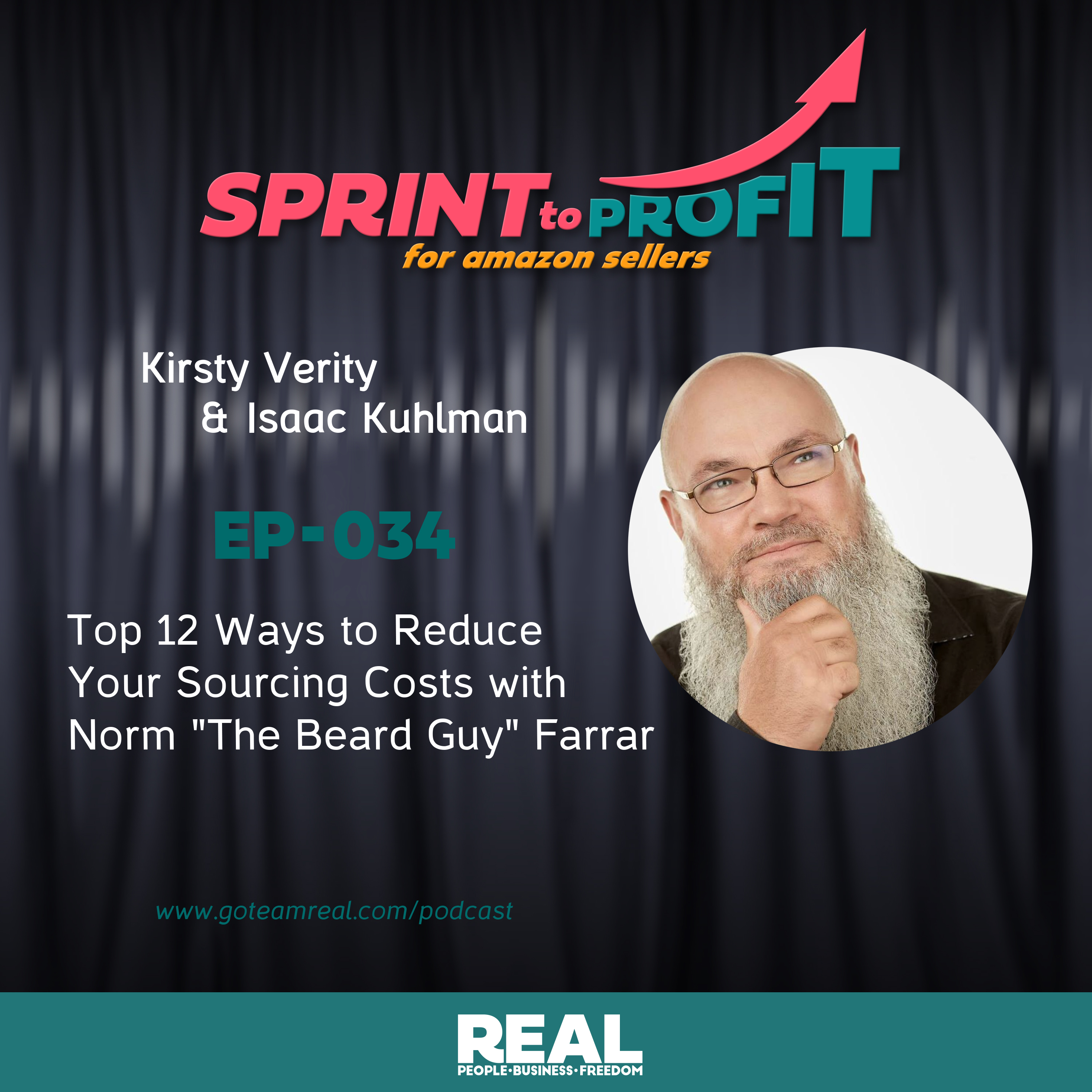 Ep. 34 Top 12 Ways to Reduce Your Sourcing Costs with Norm &#34;The Beard Guy&#34; Farrar
