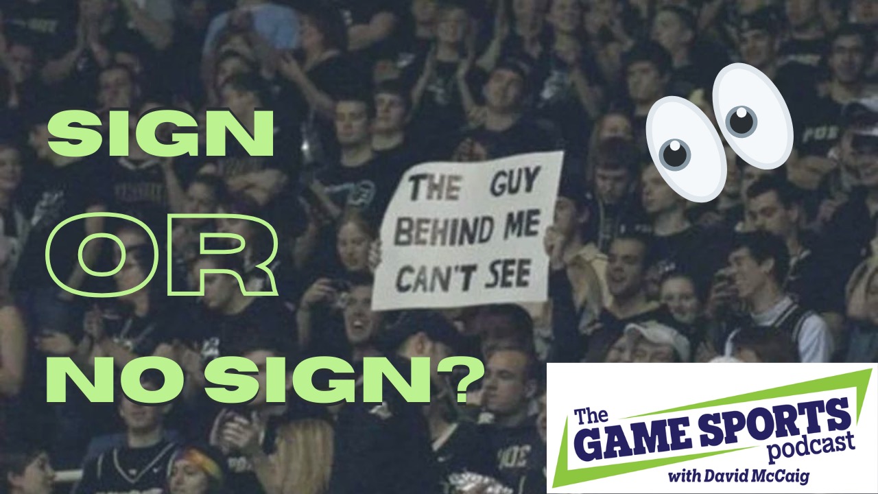 The crew says "signs are for kids" | The Game Sports Podcast