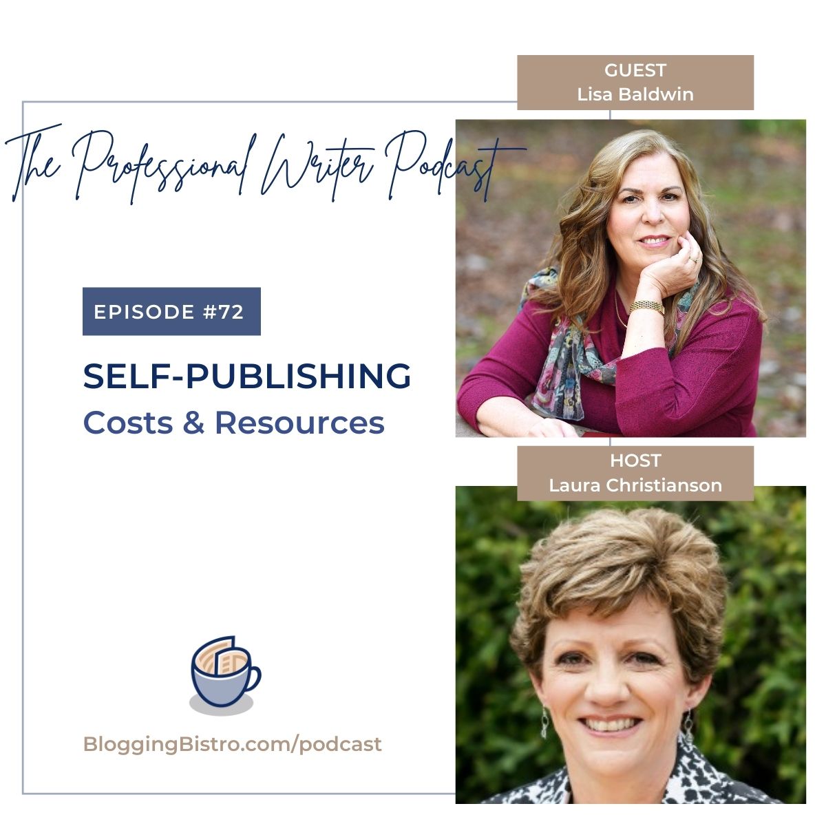 72 - Costs of Self-Publishing a Book, with Lisa Baldwin