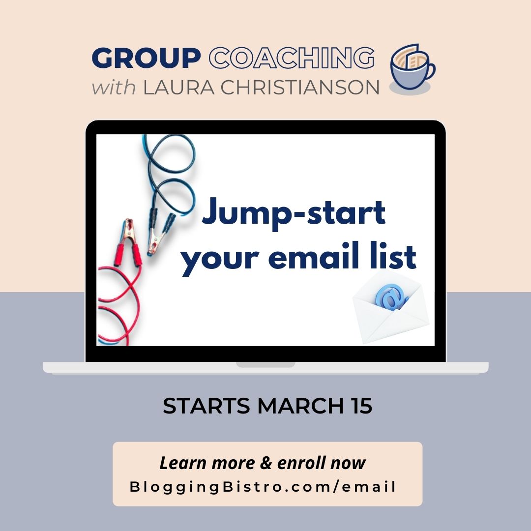 80 - Jump-Start Your Email List (Group Coaching Program)