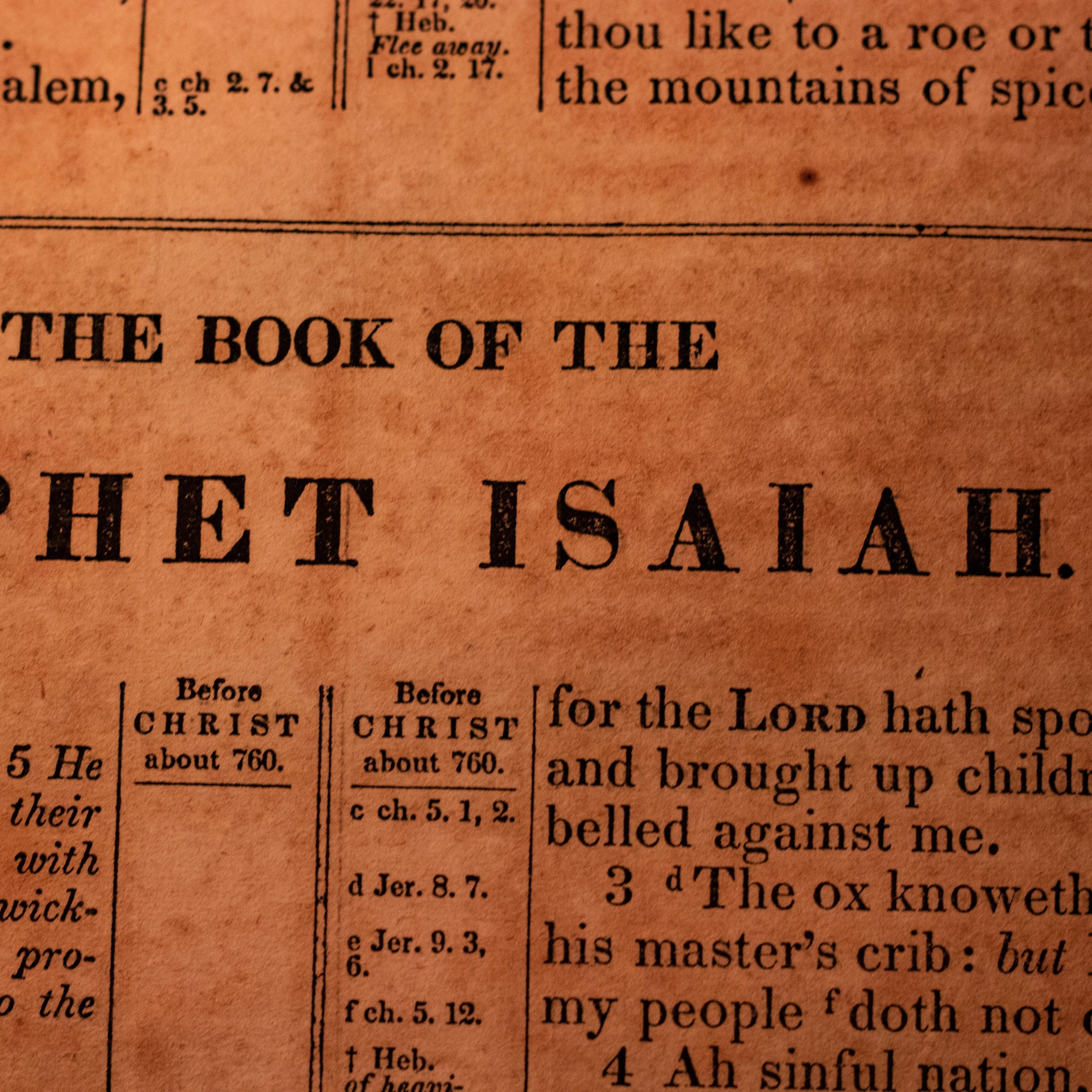 Isaiah 1 - 12