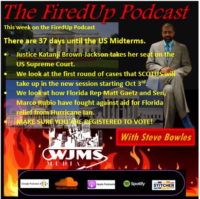 FiredUp Ep 143 - Kantaji Brown-Jackson, Voting and more!