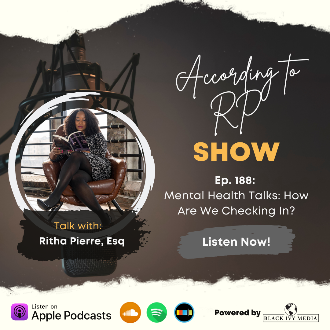 According to RP Ep. 188: Mental Health Talks: How Are We Checking In?