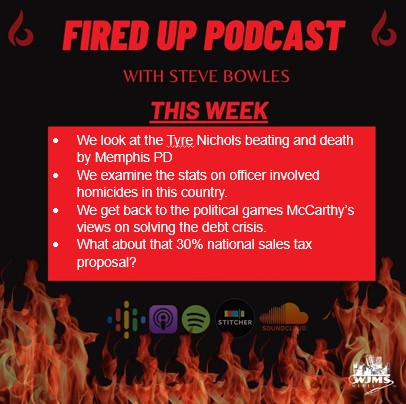 FiredUp Ep 158 - Tyre Nichols, Debt and Sales Tax