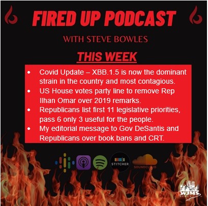 FiredUp Ep 159 - COVID XBB, Rep Illhan Omar and more
