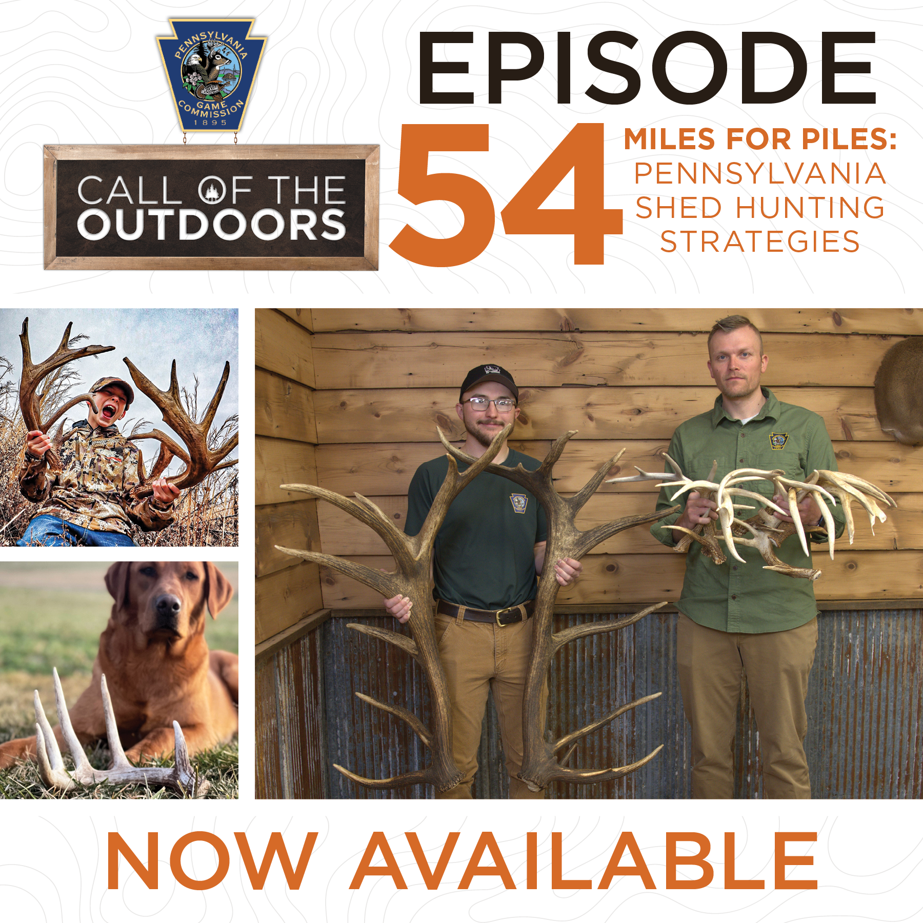 Call of the Outdoors Episode 54: Miles for Piles-Pennsylvania Shed Hunting Strategies