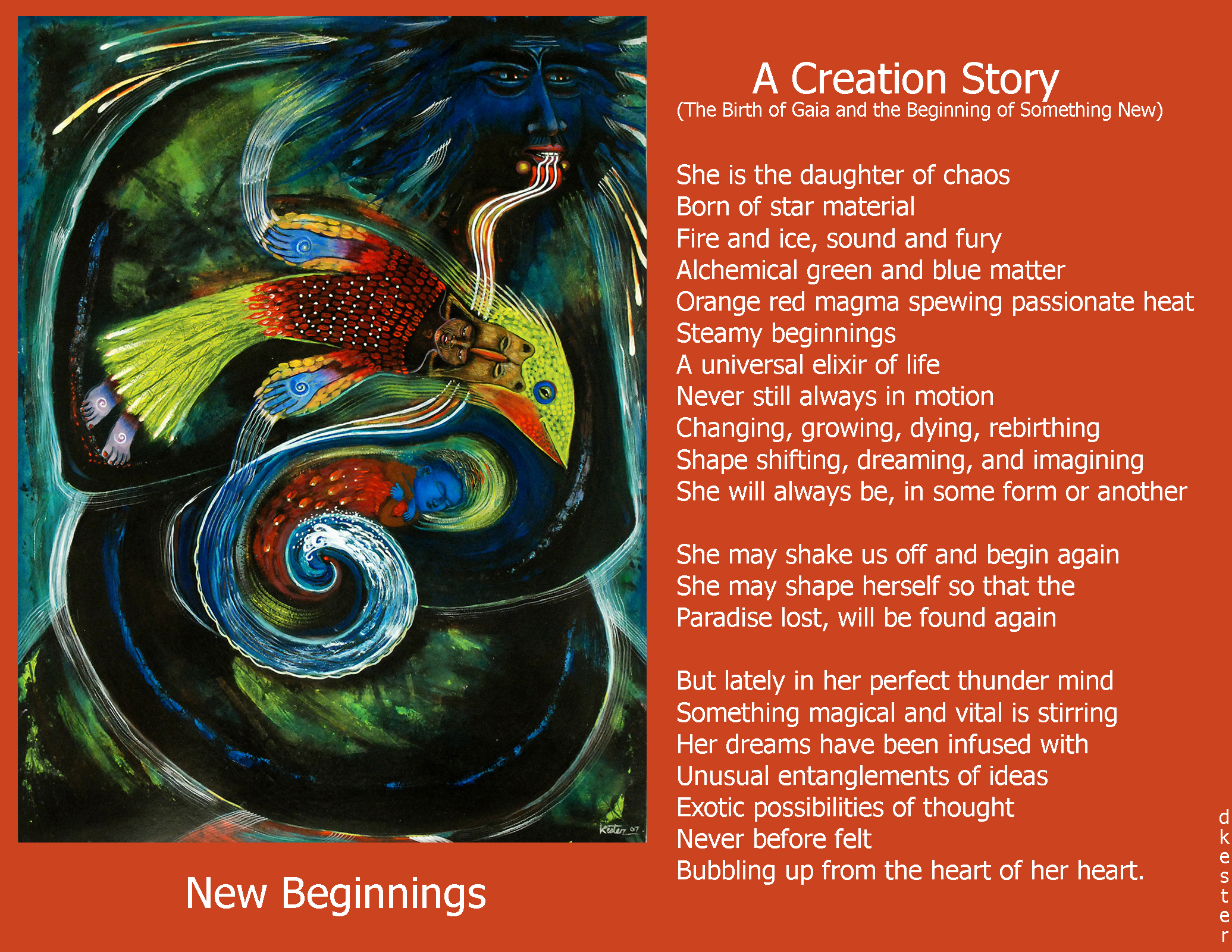 Denise Kester: A Creation Story The Birth of Gaia