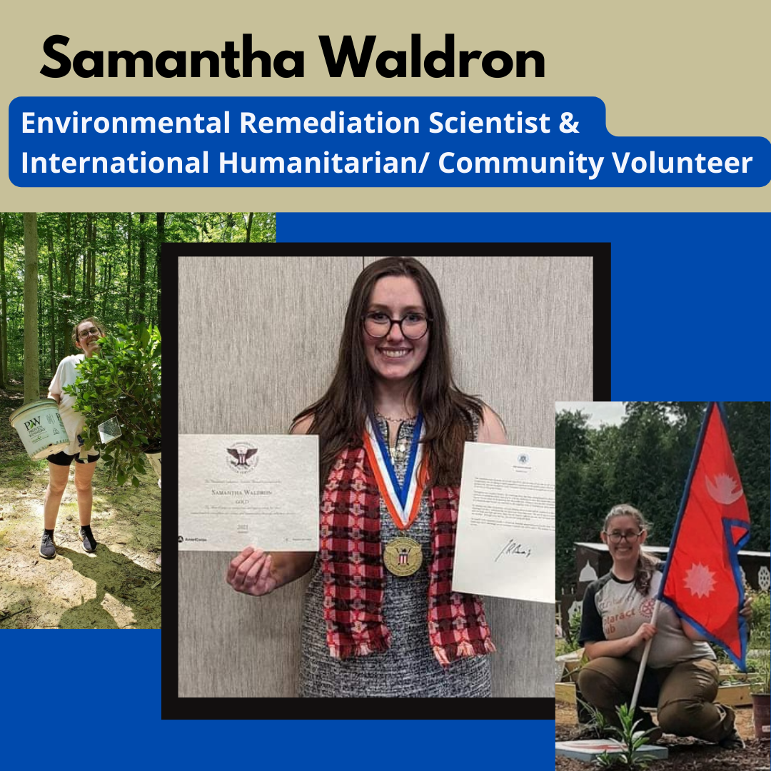 Environmental Remediation Scientist & Community Volunteer - Samantha Waldron
