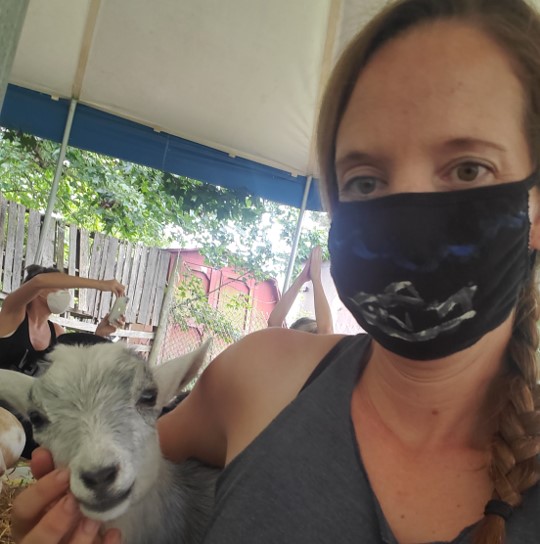 Goat Affection Yoga Therapy – Amanda Avery - Hux Family Farm, Durham, NC