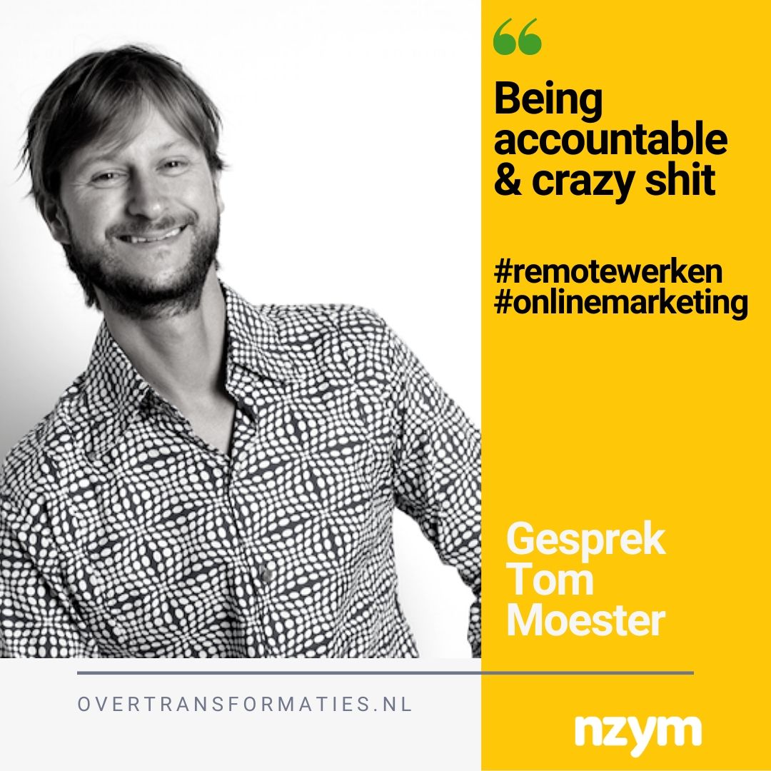 012 – Being accountable & crazy shit – Tom Moester