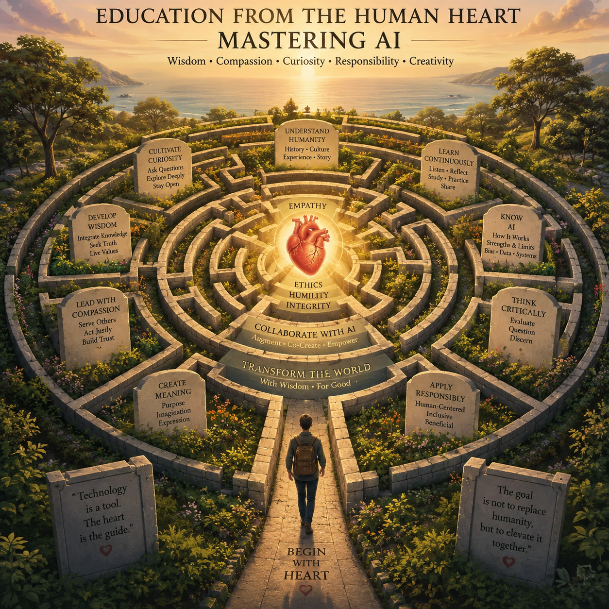 'Words From The Heart Penetrate The Heart,' Required Revolution In Education As A Response To AI
