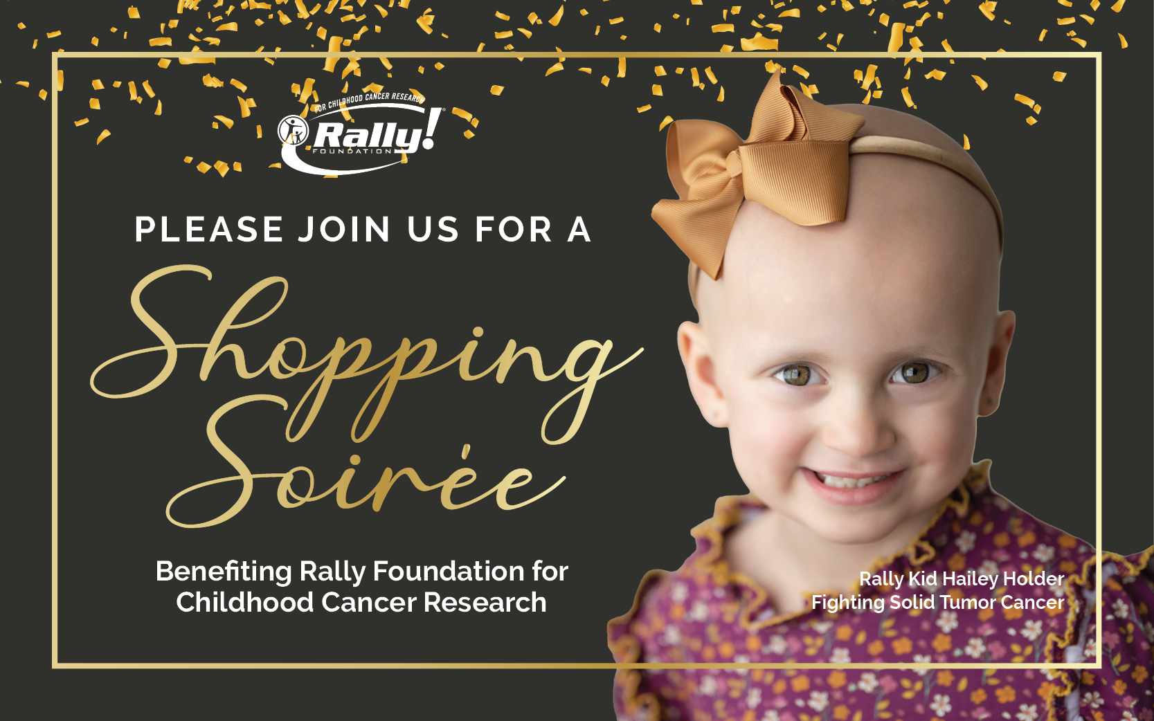 12/01/2025   Rally Foundation Gulf Coast "Holiday Shopping Soiree" for Childhood Cancer Research