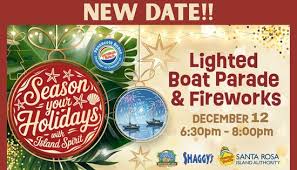 12/05/2025   Pensacola Beach Chamber- "Lighted Boat Parade" & "Surfin' Santa Beach Parade"