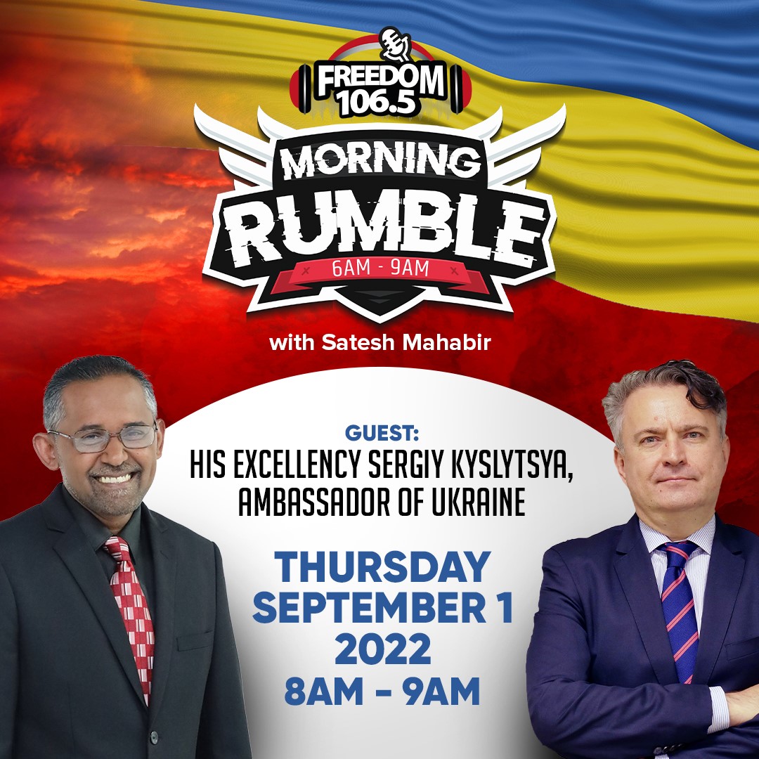 ⇢The Morning Rumble: The Ambassador of Ukraine &#8211; 01/09/2022⇠