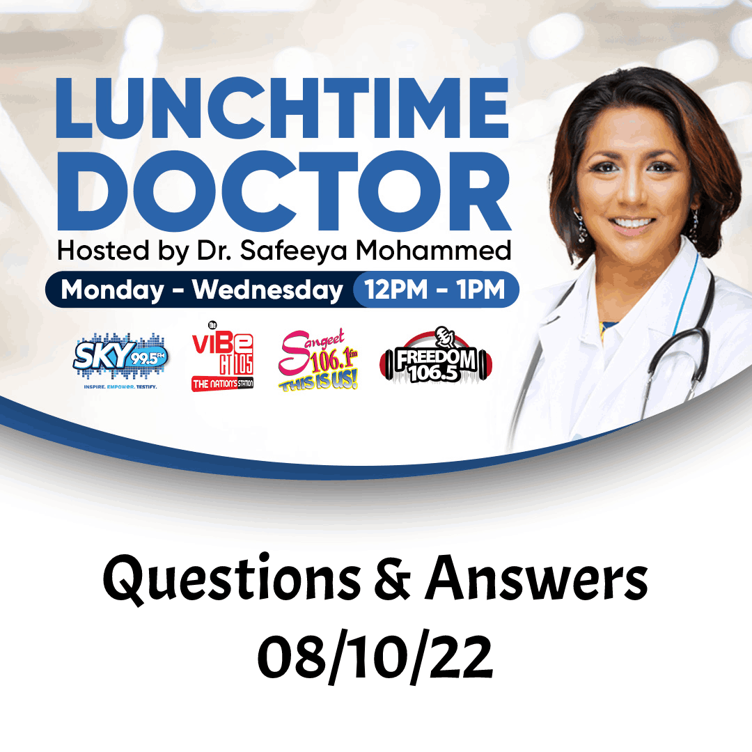 ⇢Lunchtime Doctor: 08/10/2022⇠