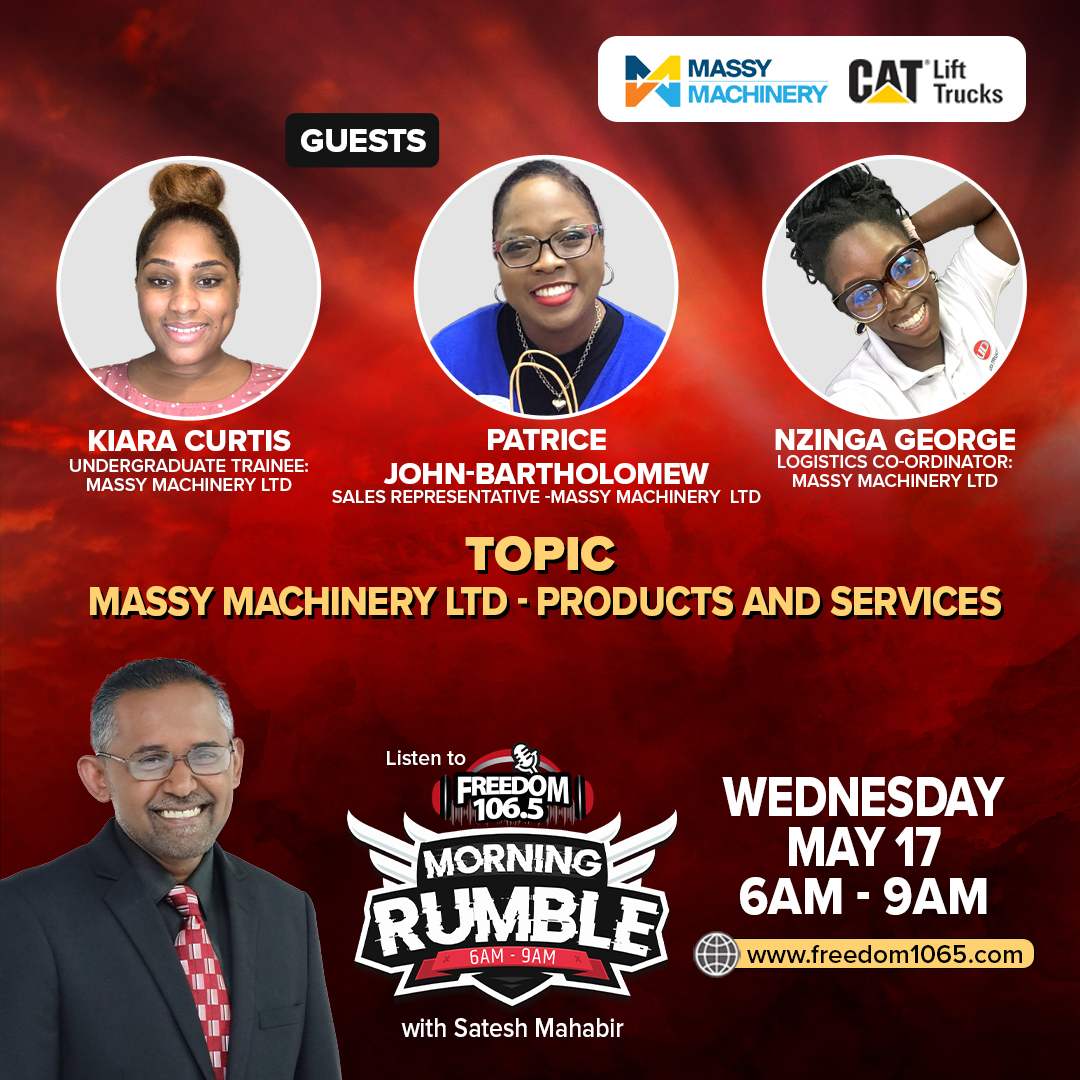 MORNING RUMBLE – MASSY MACHINERY LTD – PRODUCTS AND SERVICES