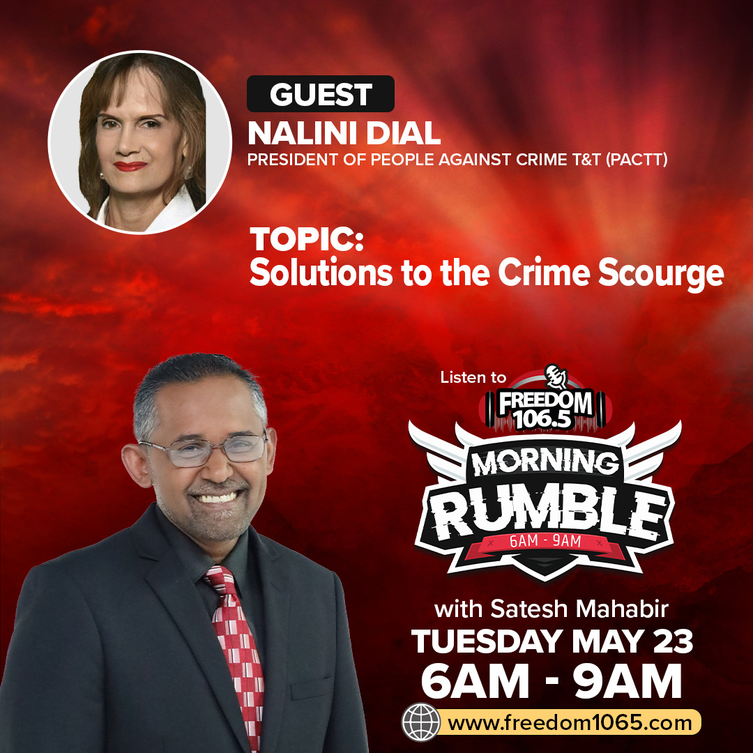 MORNING RUMBLE – Solutions to the Crime Scourage