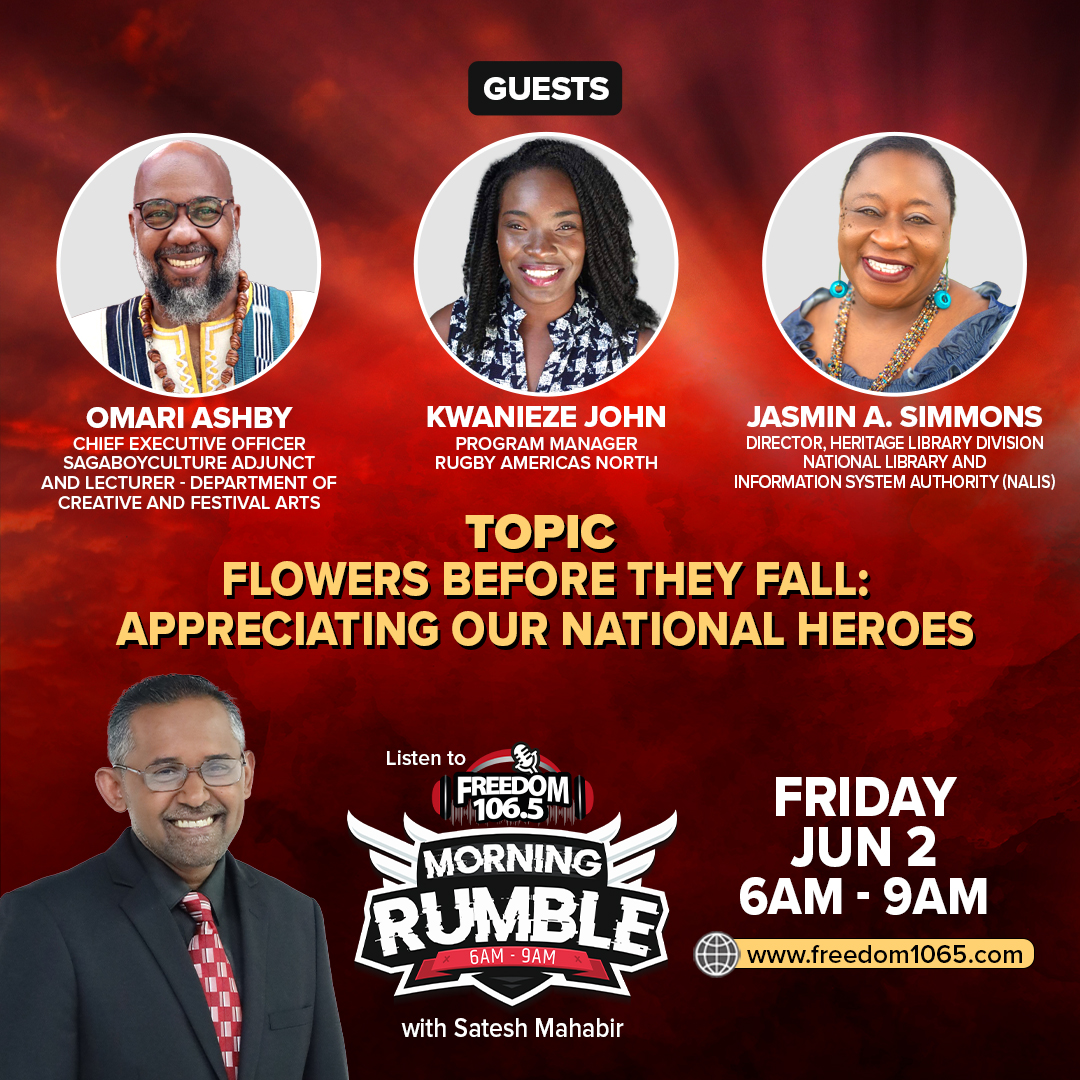 MORNING RUMBLE – FLOWERS BEFORE THEY FALL APPRECIATING OUR NATIONAL HEROES