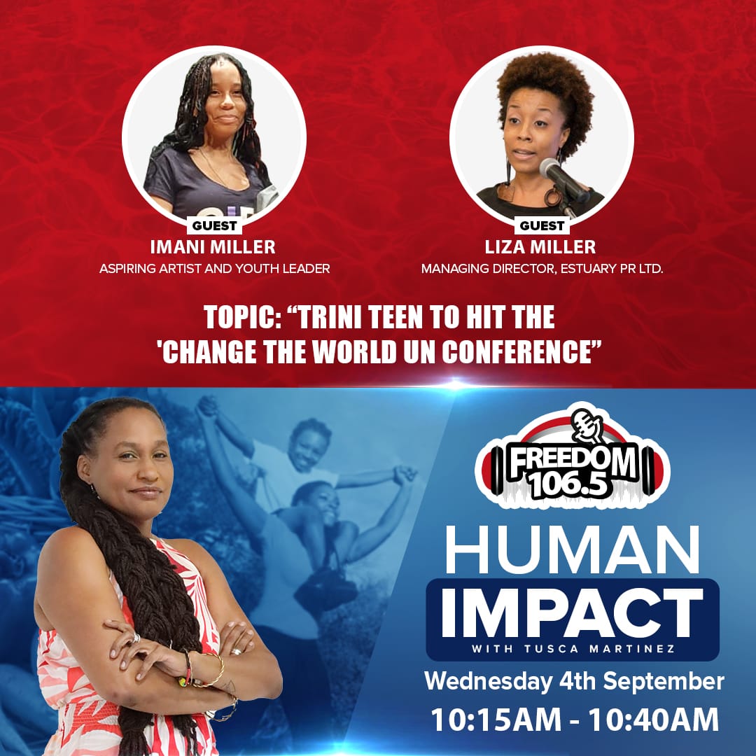 TRINI TEEN TO HIT THE CHANGE THE WORLD UN CONFERENCE