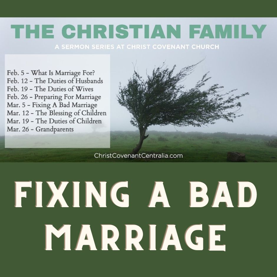 Ep 128 - The Christian Family Part 5 - Fixing a Bad Marriage | Aaron Ventura
