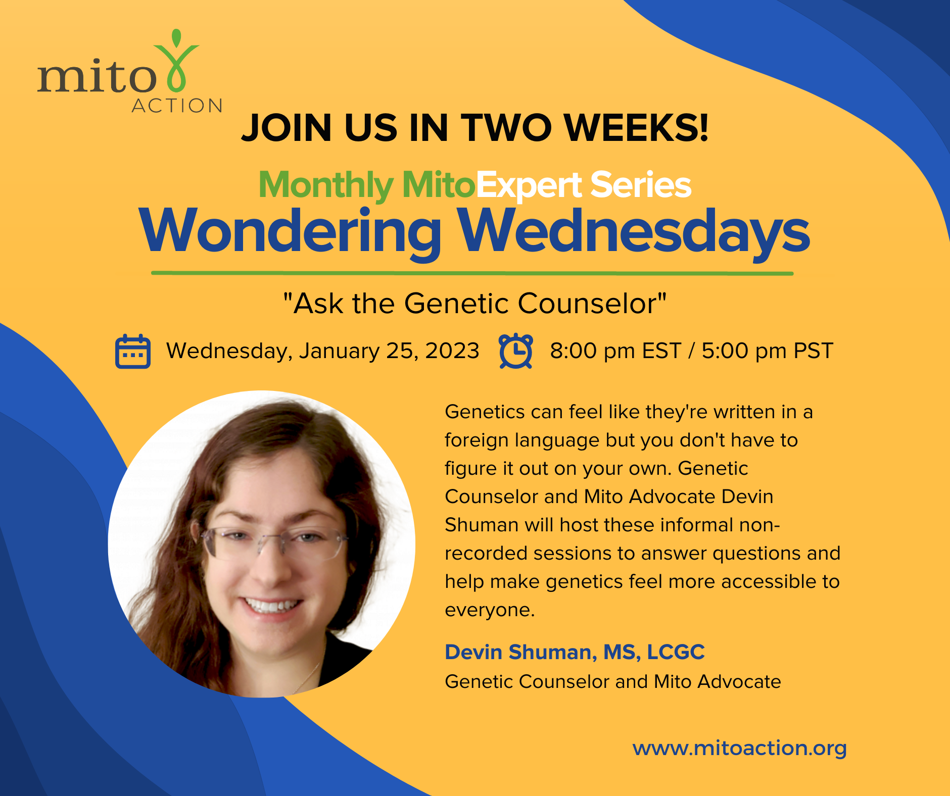 Wondering Wednesdays: Ask the Genetic Counselor Episode 1