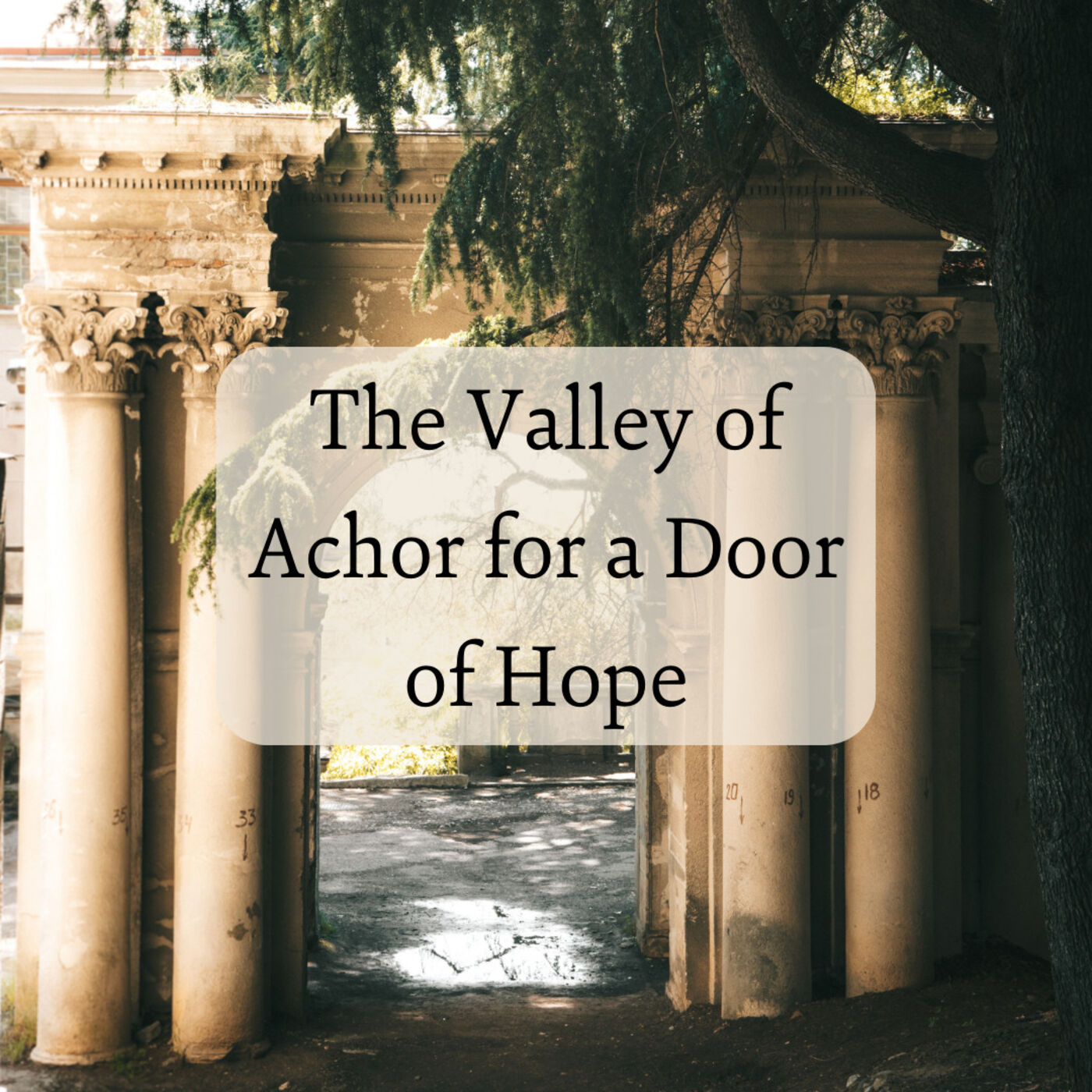 The Valley of Achor for a Door of Hope