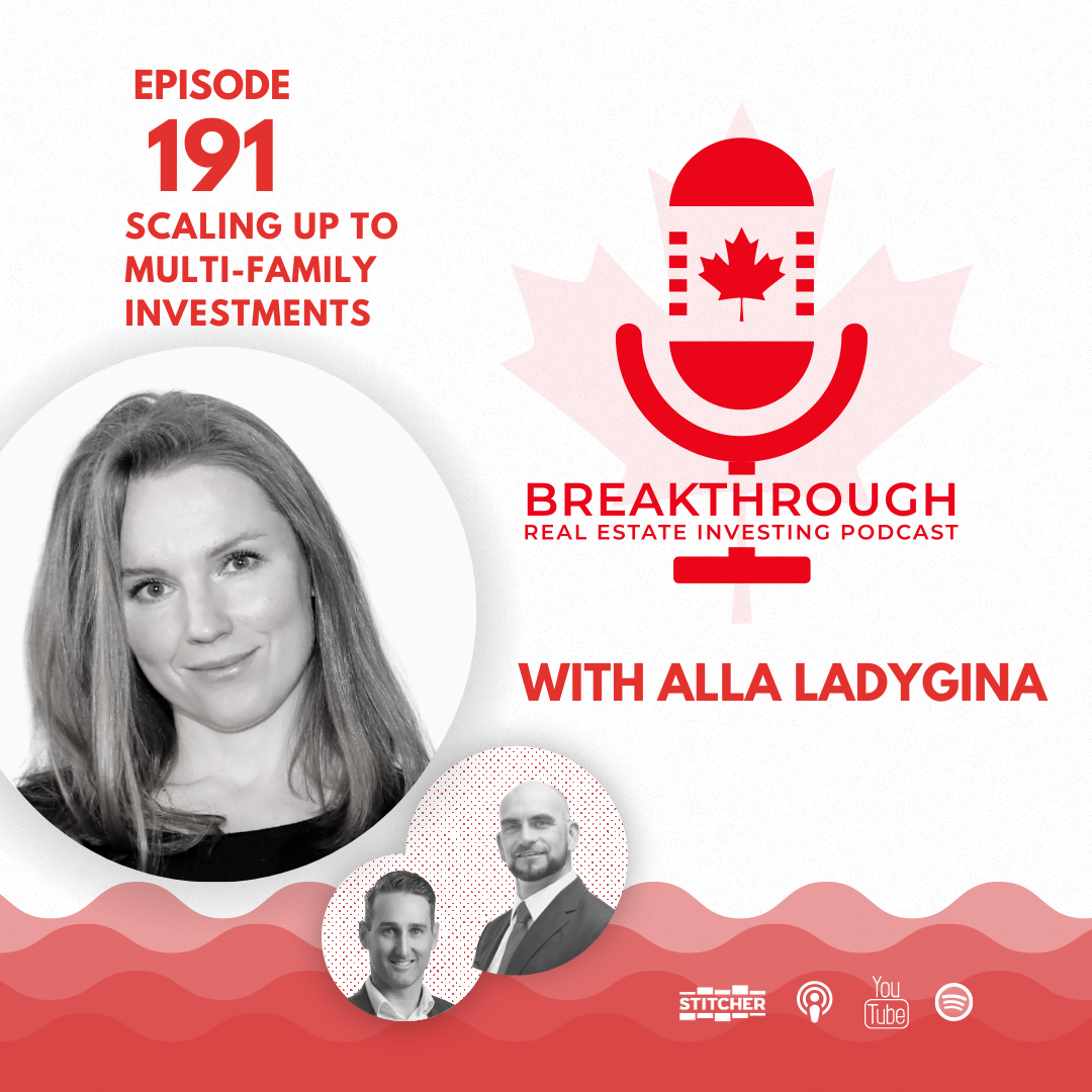 Episode #191 Scaling up to multi family investments with Alla Ladygina