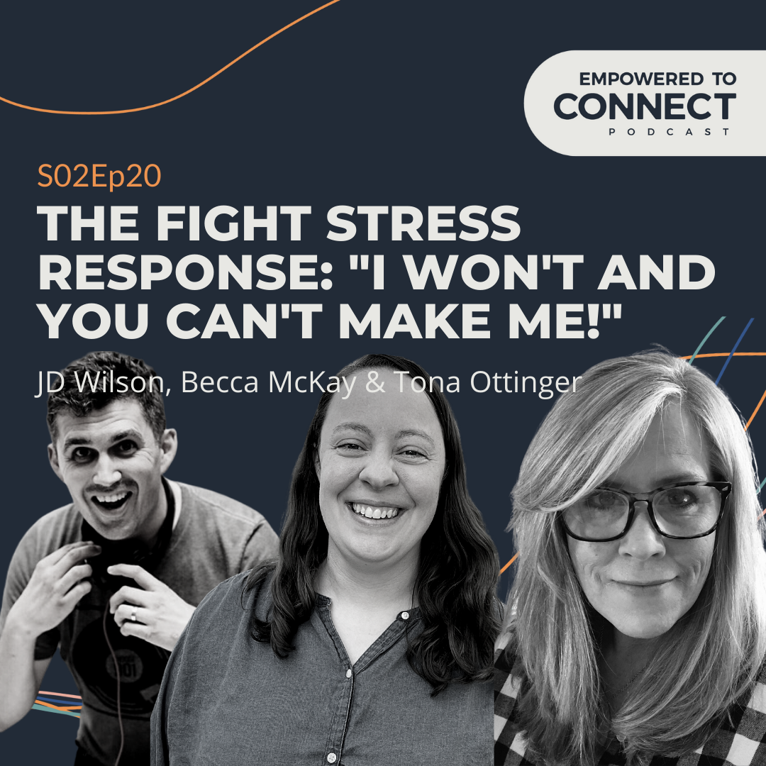 [E68] The Fight Stress Response: “I Won't - And You Can't Make Me!"