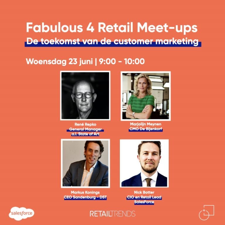 Fabulous Four Retail Meet-up met René Repko, Marjolijn Meynen, Markus Konings en Nick Botter