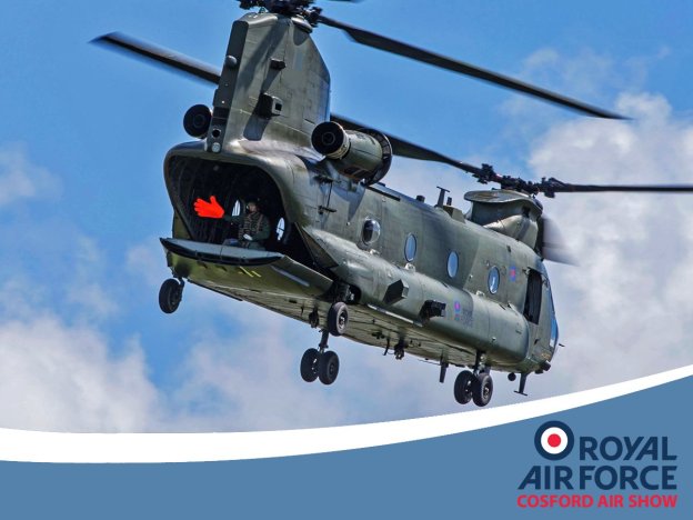 Sound of a Chinook 4 – RAF Cosford Air Show 2018