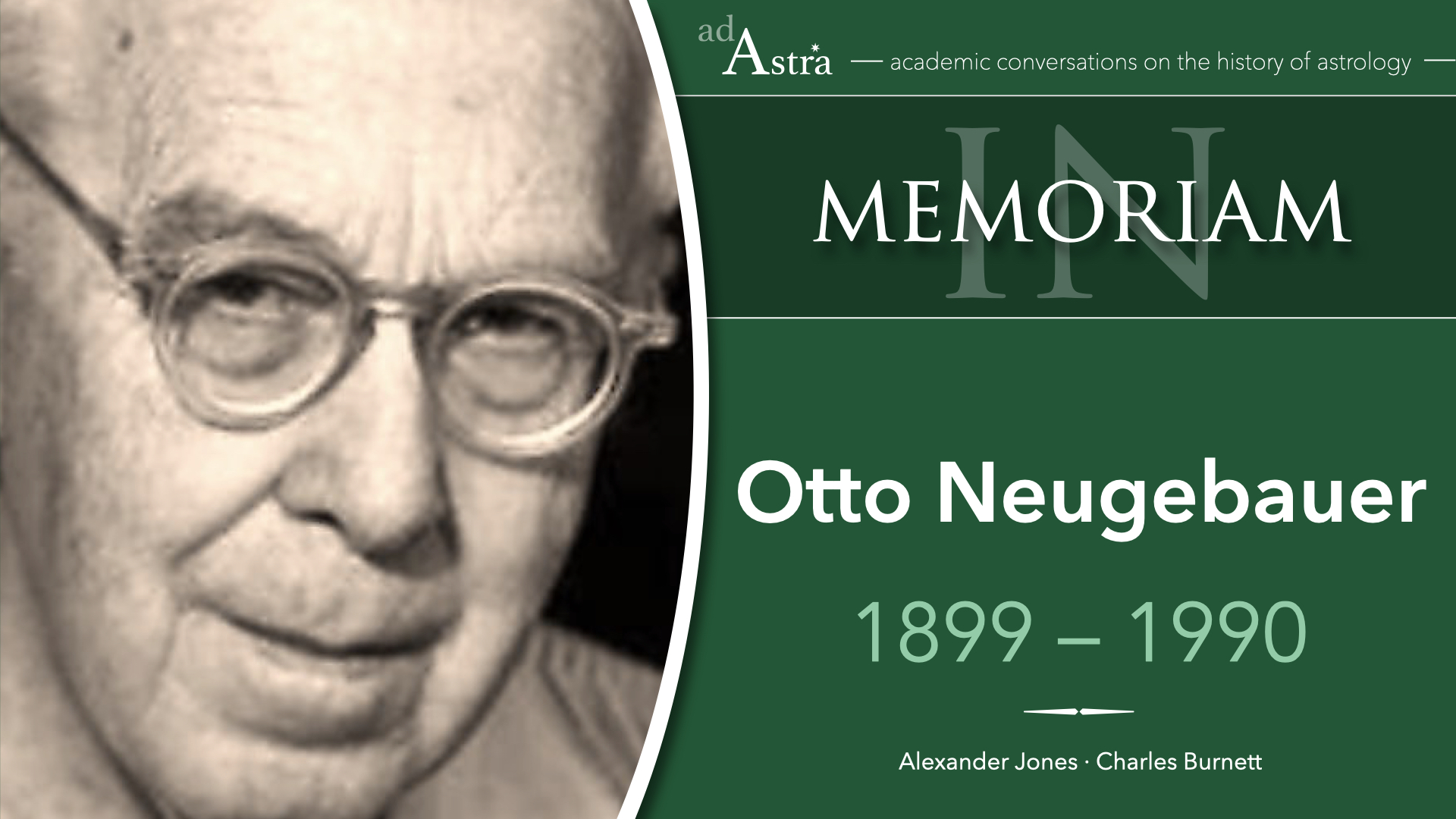 Otto Neugebauer (1899-1990): From Antiquity to the Renaissance