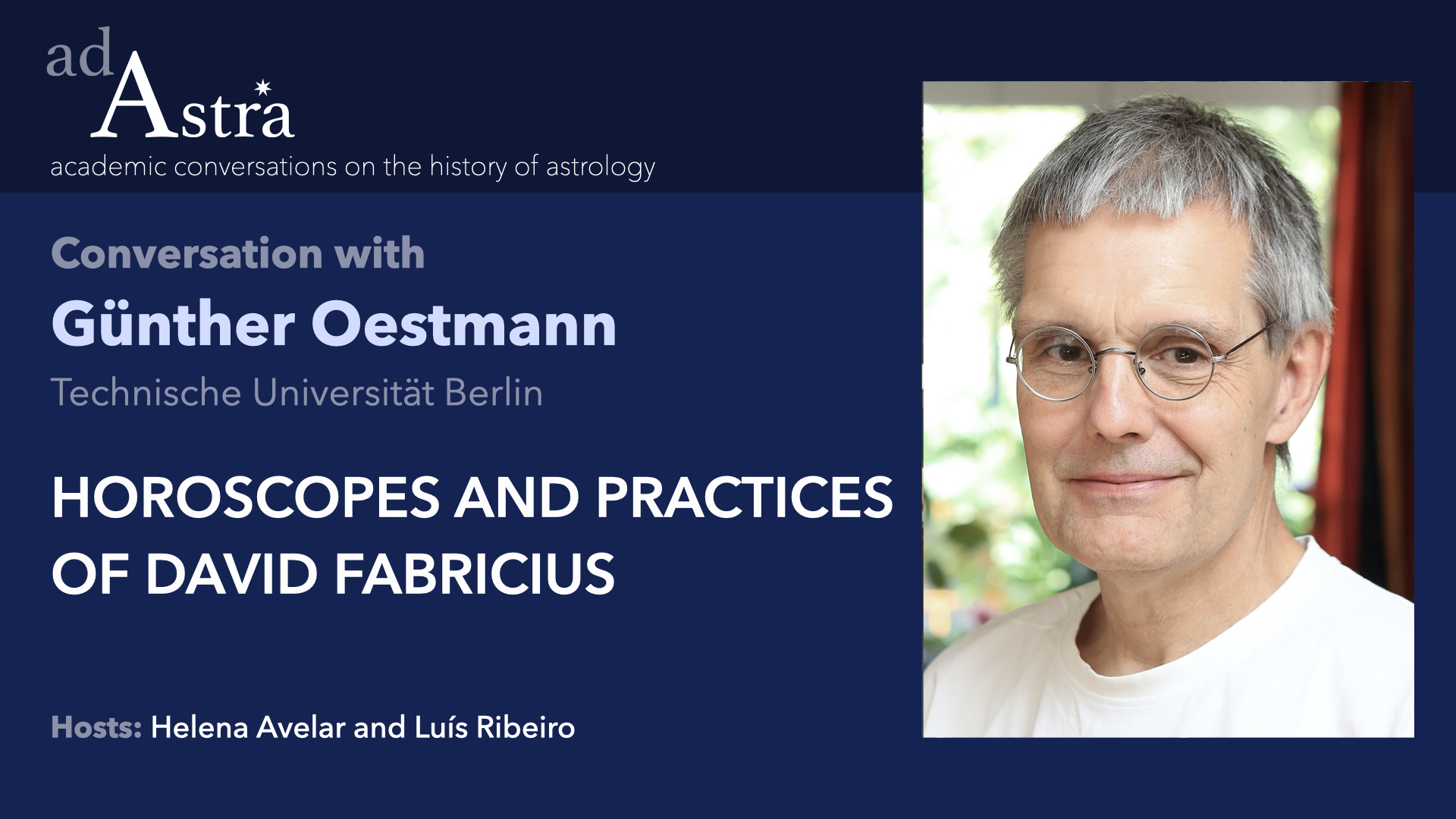 Horoscopes and practices of David Fabricius with Günther Oestmann