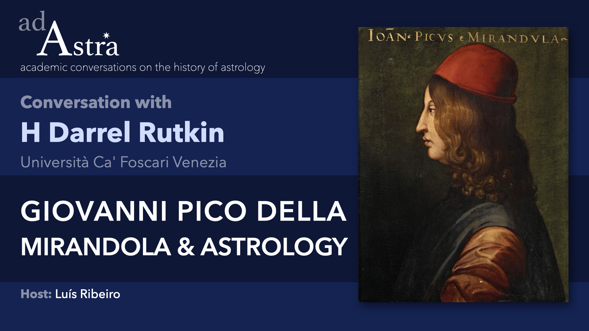 Giovanni Pico Della Mirandola & Astrology with H Darrel Rutkin