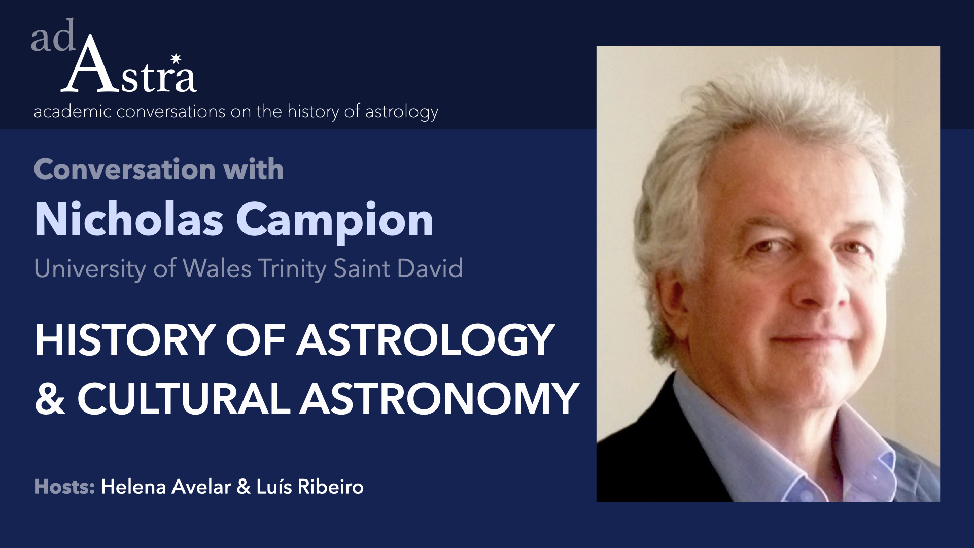 History of Astrology and Cultural Astronomy with Nicholas Campion