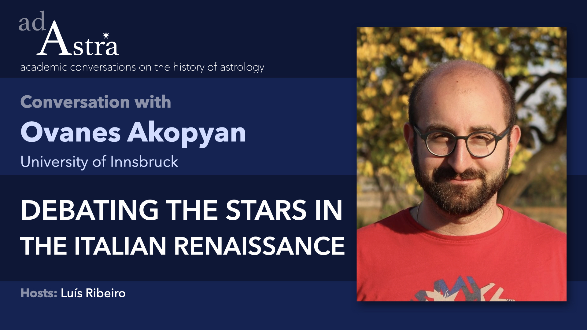 Debating the Stars in the Italian Renaissance with Ovanes Akopyan