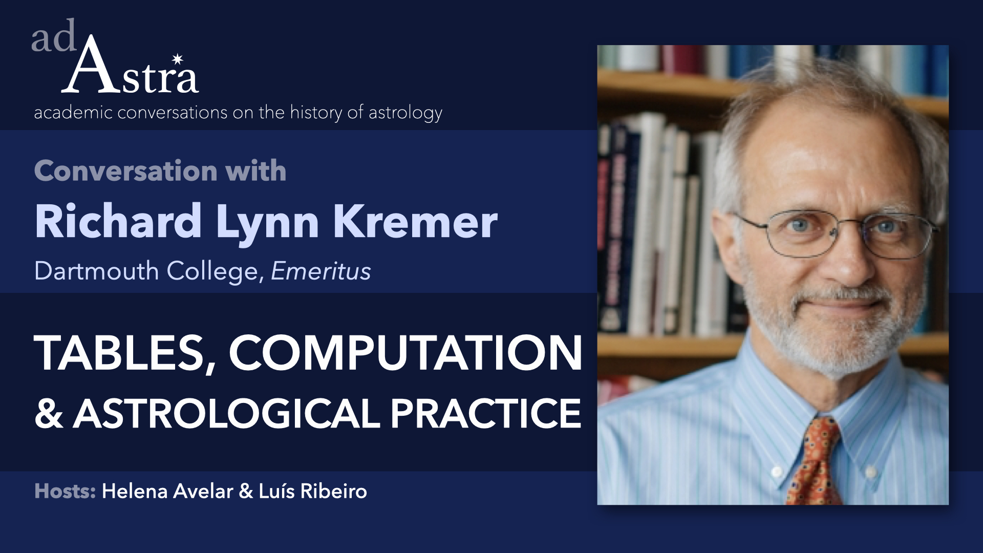 Tables, Computation & Astrological Practice with Richard Lynn Kremer