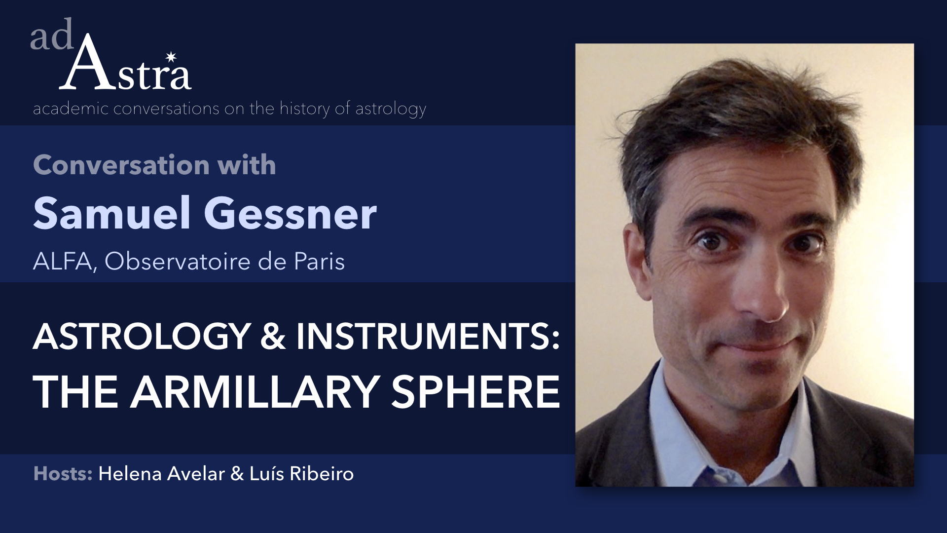 Astrology & Instruments: the Armillary Sphere with Samuel Gessner