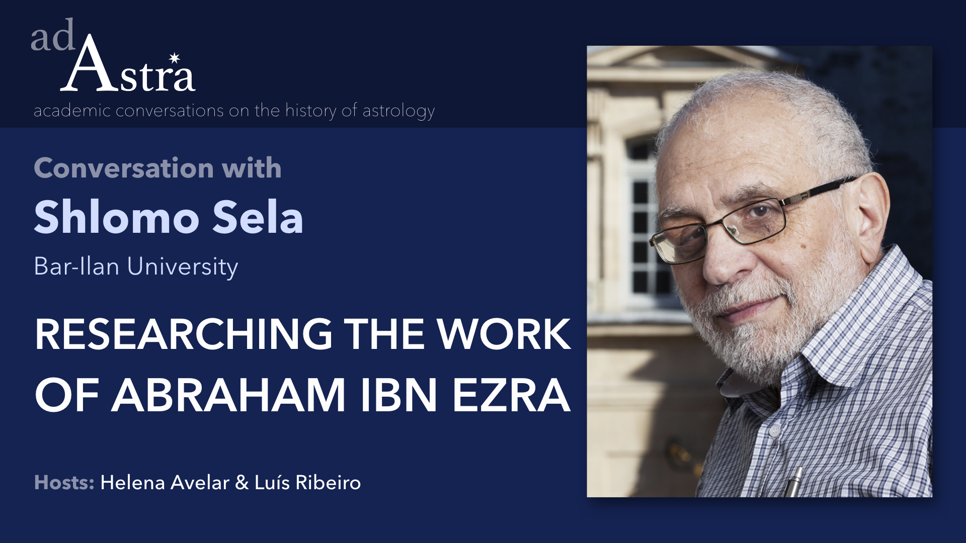 Researching the work of Abraham ibn Ezra with Shlomo Sela