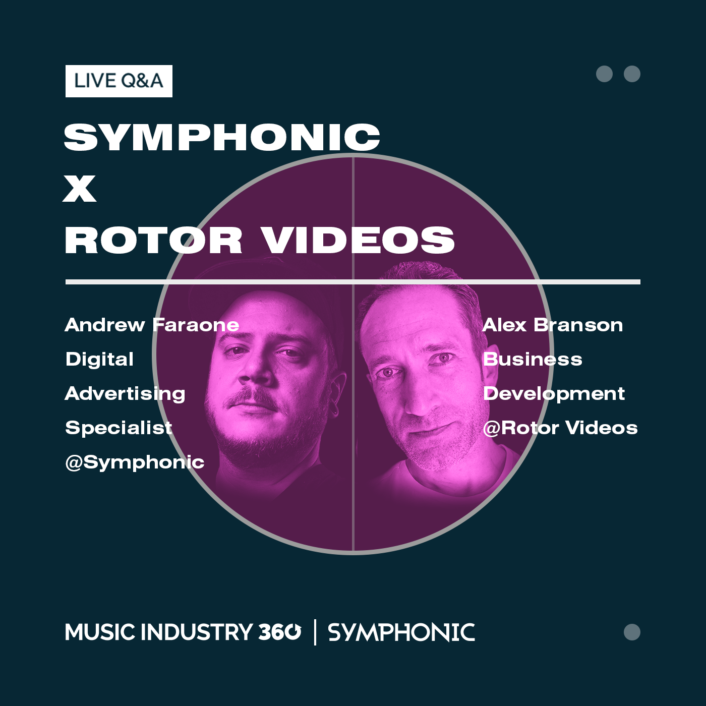 Symphonic x Rotor Videos Live Q&A: How to Create a Video For My Next Release? | Music Industry 360 Podcast