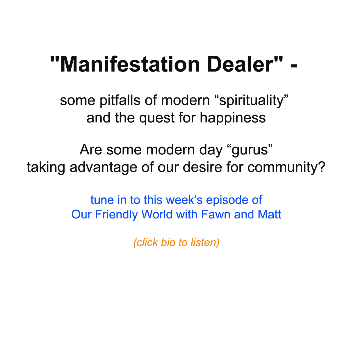 Episode image for Manifestation Dealer