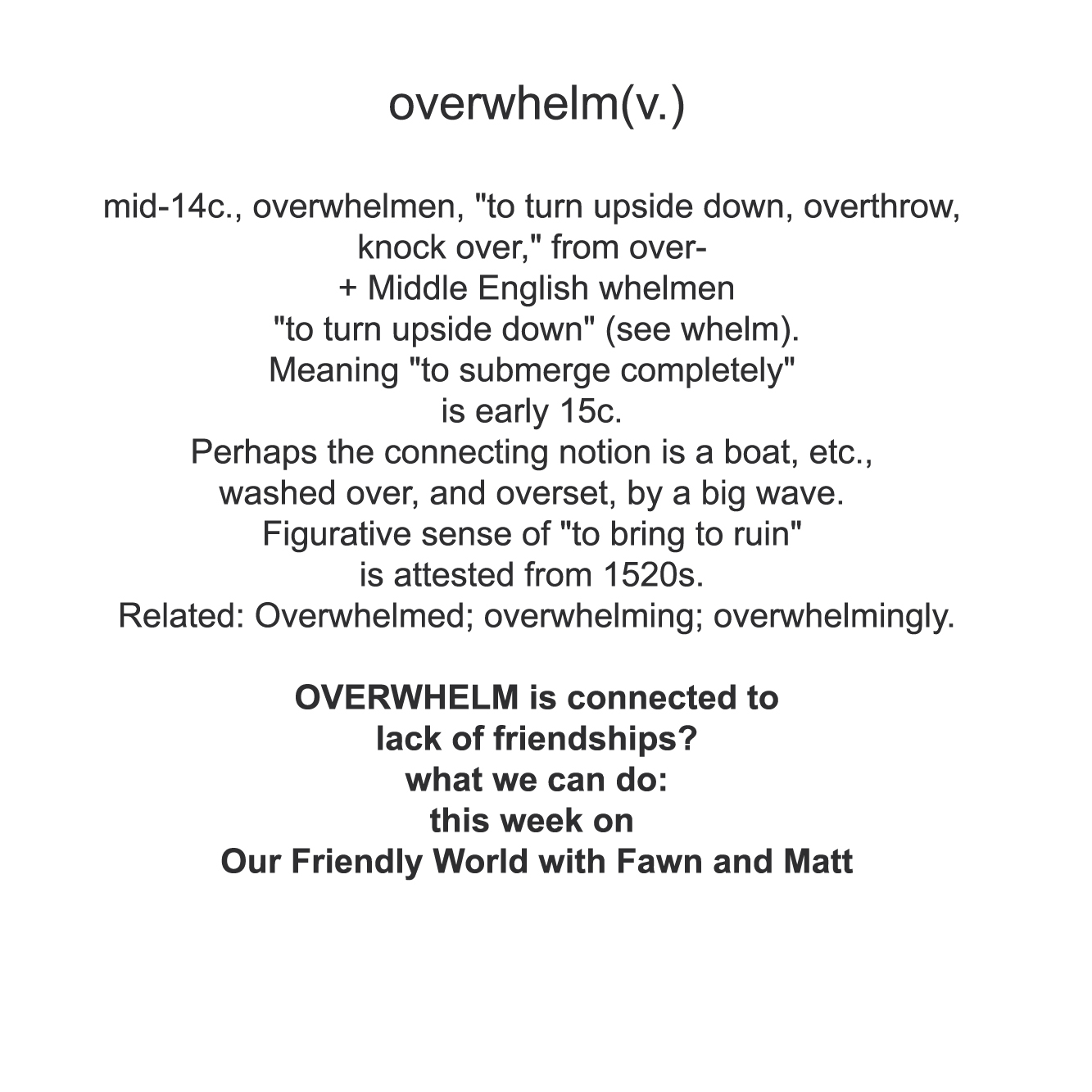 How OVERWHELM is Connected to Loneliness and What We Can Do About It