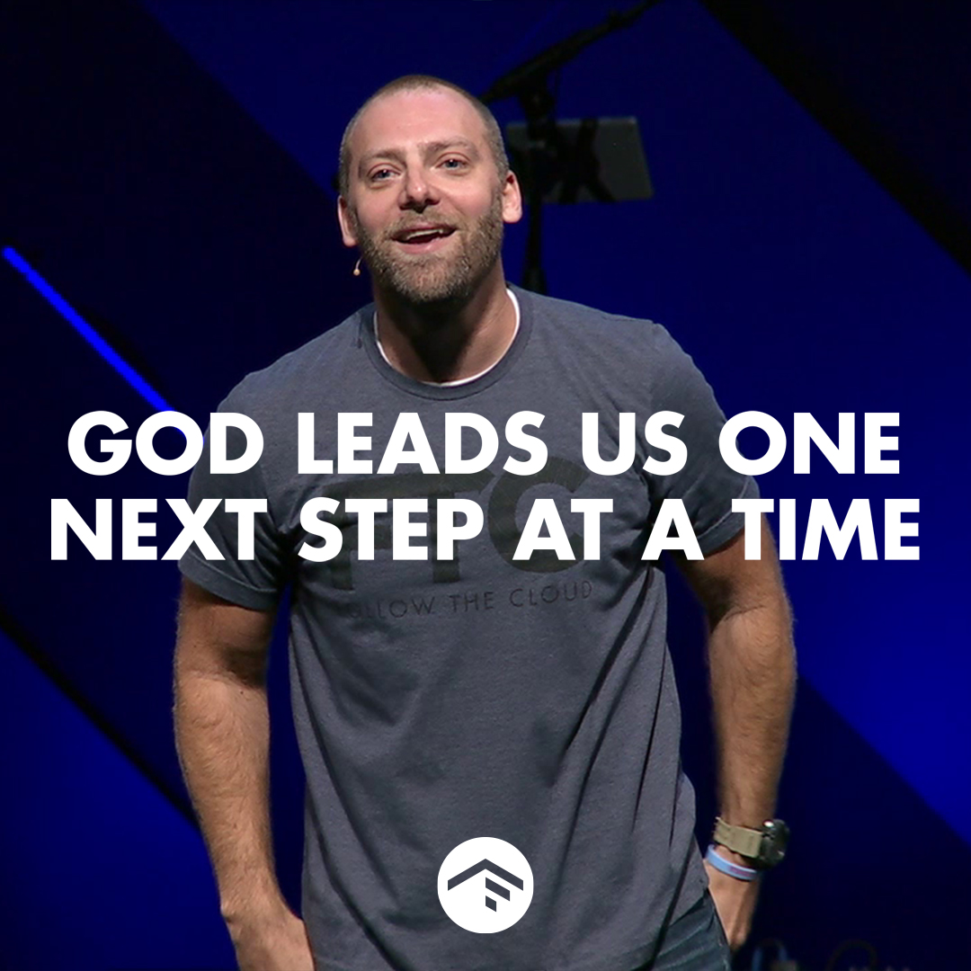 God Leads Us One Next Step at a Time