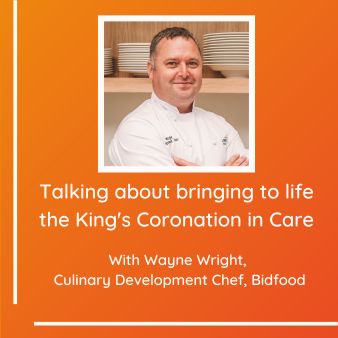 Talking bringing to life the King's Coronation in Care