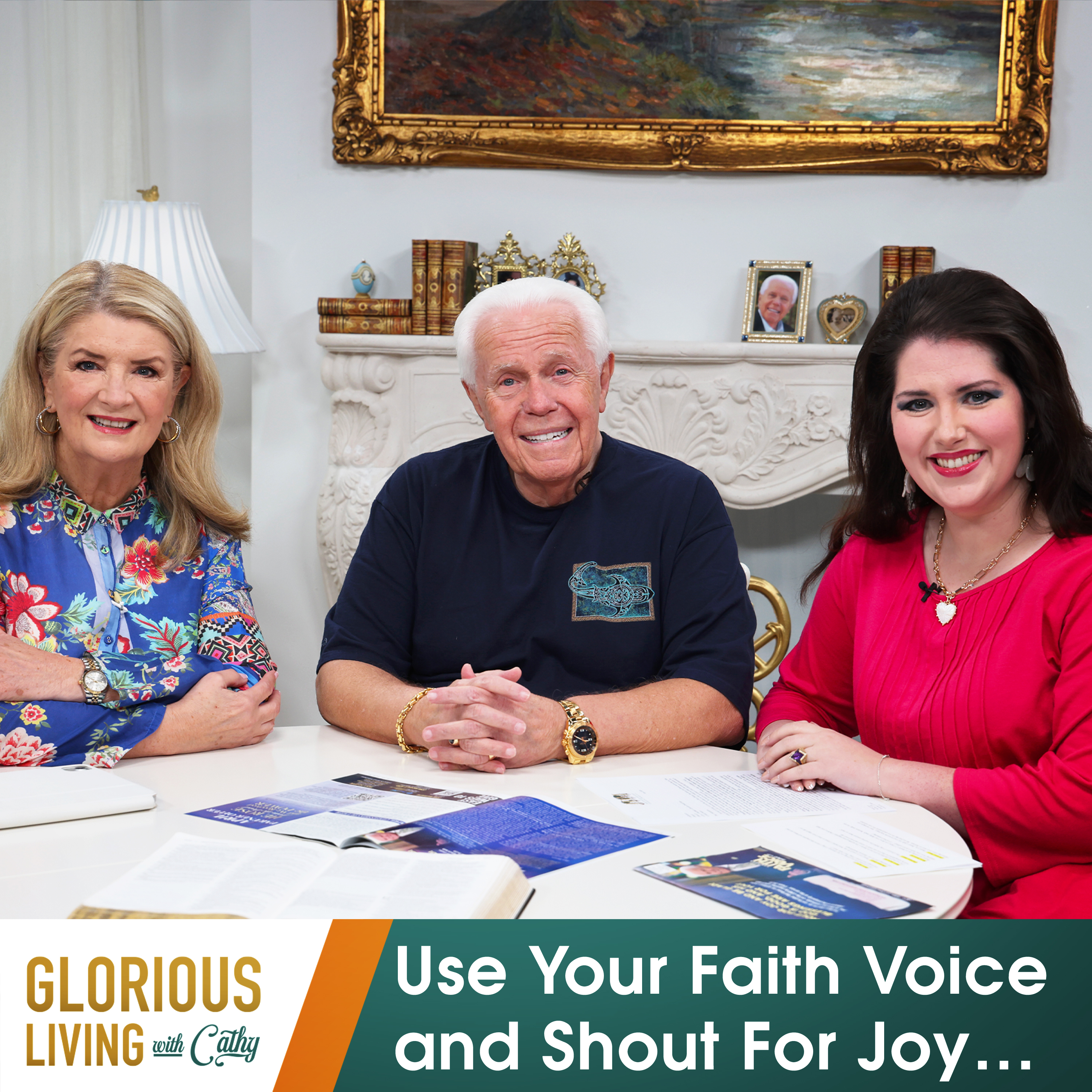 Glorious Living with Cathy: Use Your Faith Voice and Shout For Joy… — Jesse Duplantis Ministries Presents: Glorious Living with Cathy Audio Podcast cover