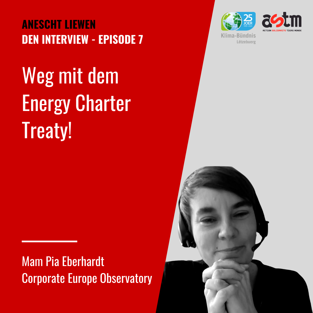 Pia Eberhardt - Weg mit dem Energy Charter Treaty!